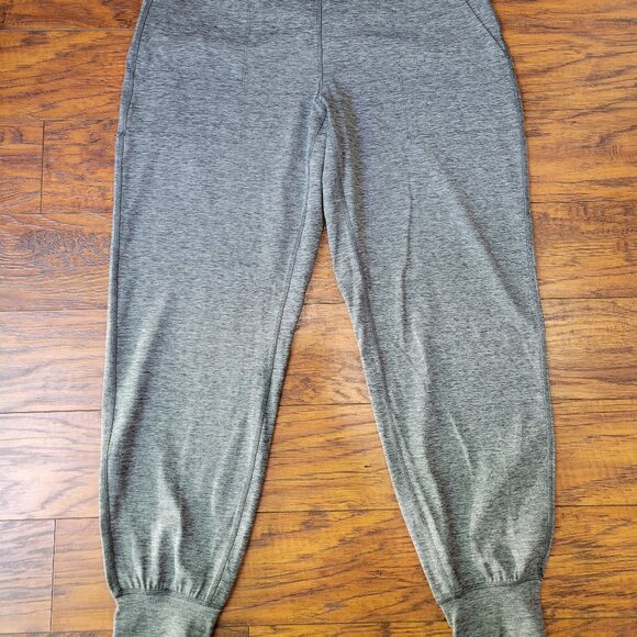 LULULEMON Women's Align Jogger Heather Gray Workout Pants w/ Front Pockets sz 12 - Picture 1 of 6